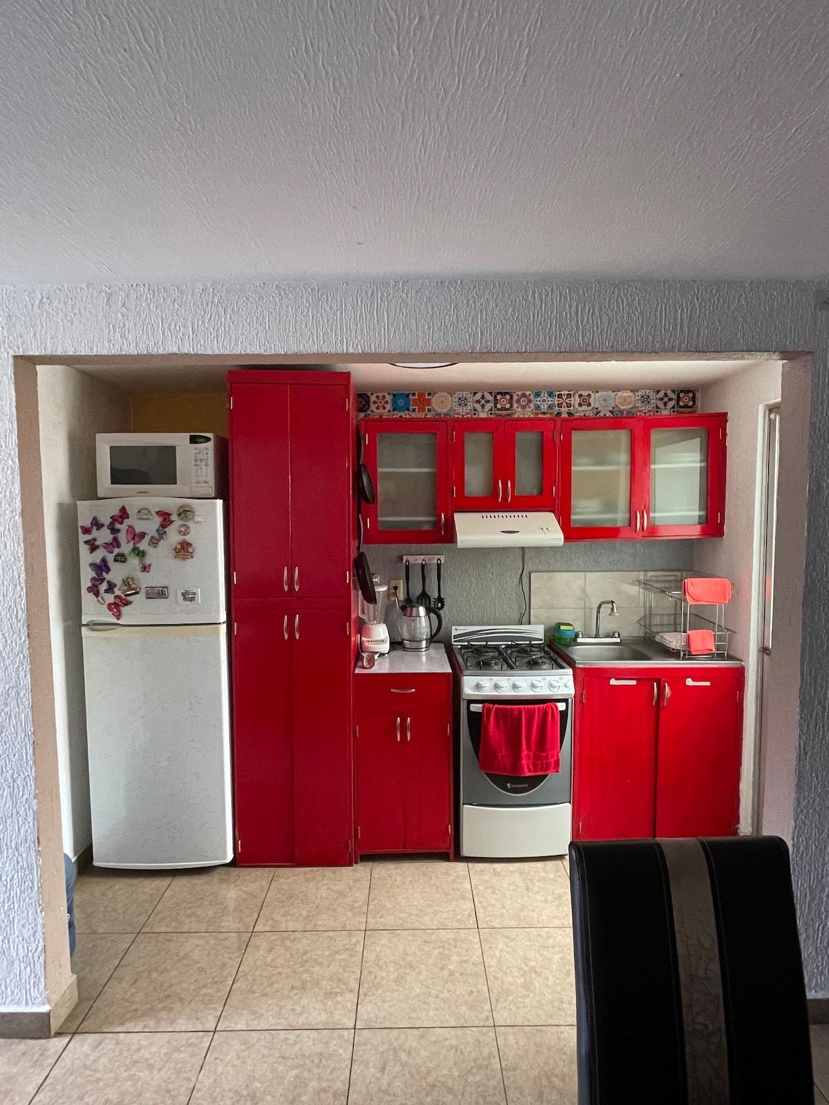 Cocina equipada de la casa